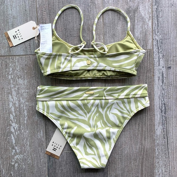 🔥🔥BILLABONG - JUNGLE DOWN SKINNY CROP MAUI SET🔥 - Picture 7 of 8
